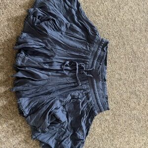 White Birch Navy Mini Skirt